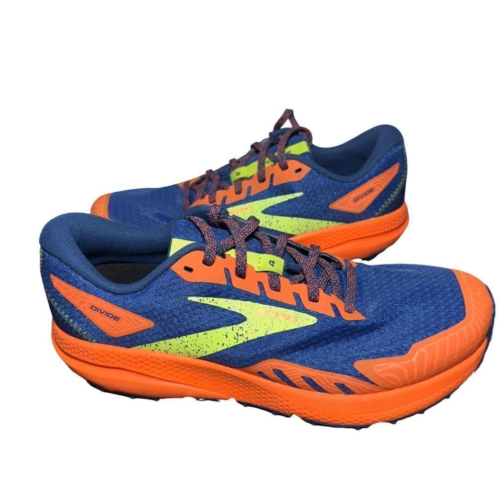 Men’s brooks divide 4 athletic trail hiking shoes size 9 blue - Picture 3 of 5